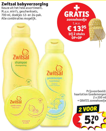 galblaas Vorm van het schip bladzijde Zwitsal babyshampoo, babyverzorging folder aanbieding bij Kruidvat - details