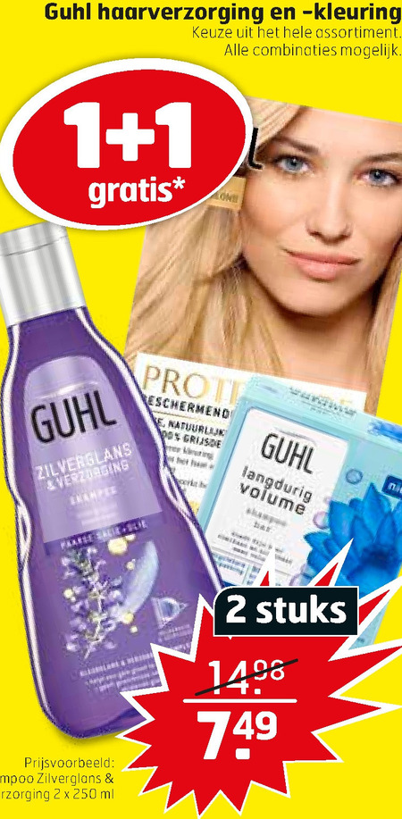 Guhl   conditioner, haarverzorging folder aanbieding bij  Trekpleister - details