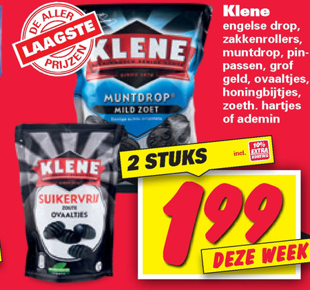 Klene   drop folder aanbieding bij  Nettorama - details