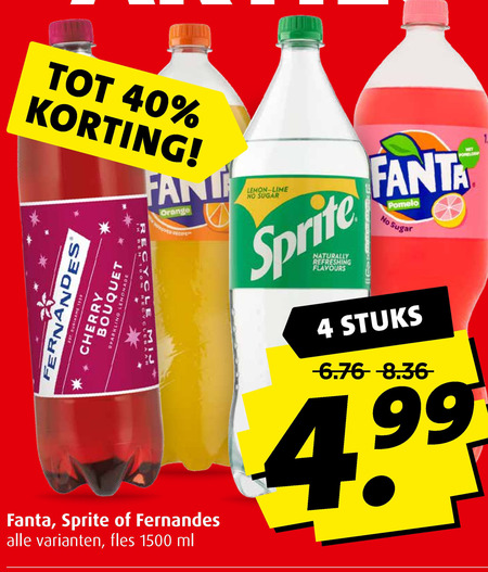 Fernandes   frisdrank folder aanbieding bij  Boni - details