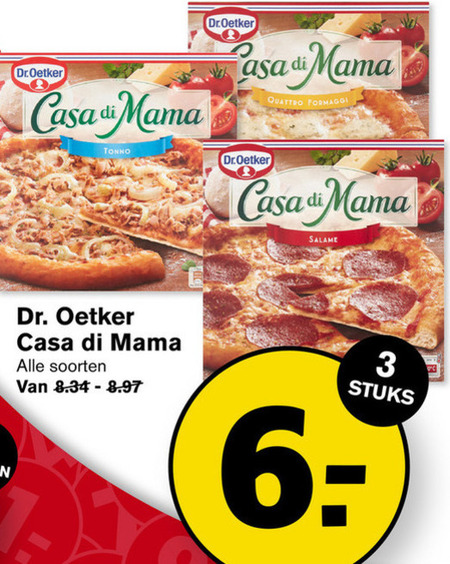 Dr Oetker   diepvriespizza folder aanbieding bij  Hoogvliet - details