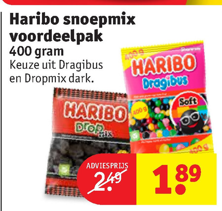 Haribo   snoep, drop folder aanbieding bij  Kruidvat - details