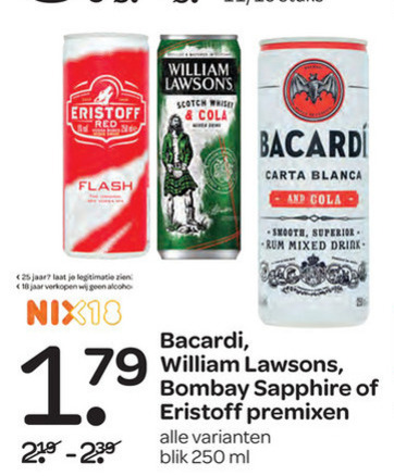 Bombay Sapphire   mixdrank folder aanbieding bij  Spar - details