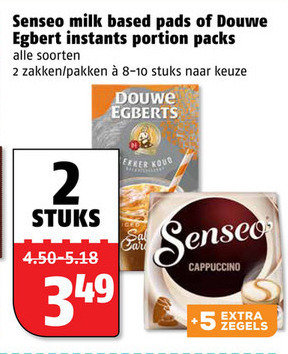 Douwe Egberts Senseo   oploskoffie, koffiepad folder aanbieding bij  Poiesz - details