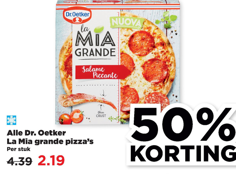 Dr Oetker   diepvriespizza folder aanbieding bij  Plus - details