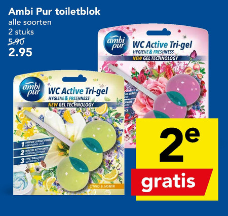 Ambi Pur   toiletblok folder aanbieding bij  Deen - details