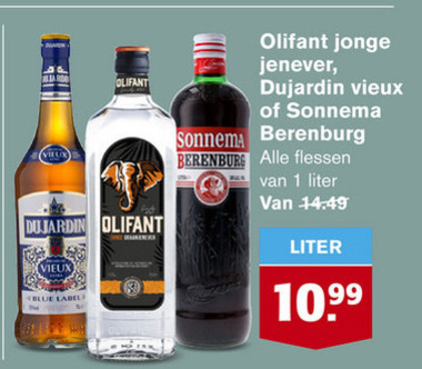 Olifant   berenburg, vieux folder aanbieding bij  Hoogvliet - details