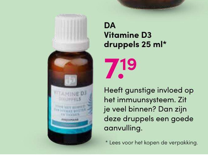 DA Huismerk   vitamine folder aanbieding bij  DA - details