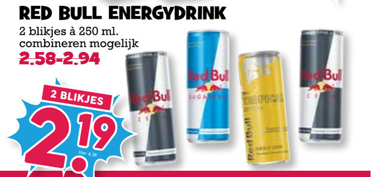 Red Bull   energiedrank folder aanbieding bij  Boons Markt - details