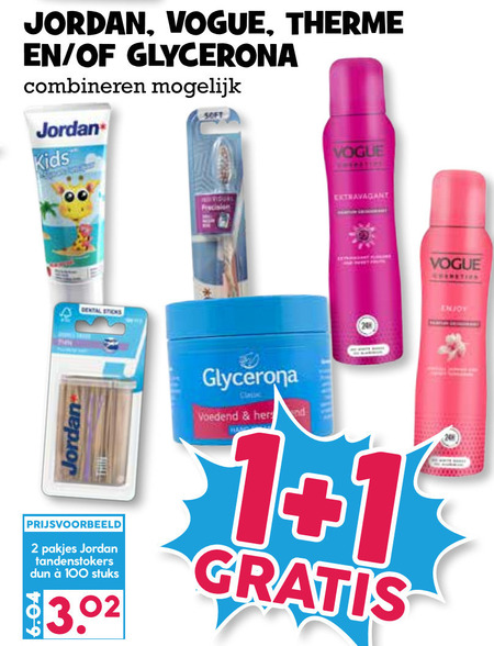 Therme   deodorant, tandenstokers folder aanbieding bij  Boons Markt - details