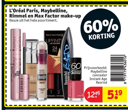 Rimmel   lipstick, oogschaduw folder aanbieding bij  Kruidvat - details