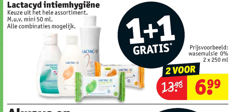 Lactacyd   dameshygiene folder aanbieding bij  Kruidvat - details