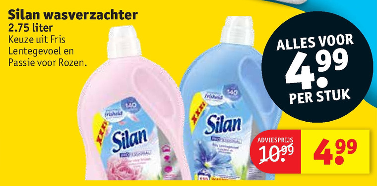 Silan   wasverzachter folder aanbieding bij  Kruidvat - details