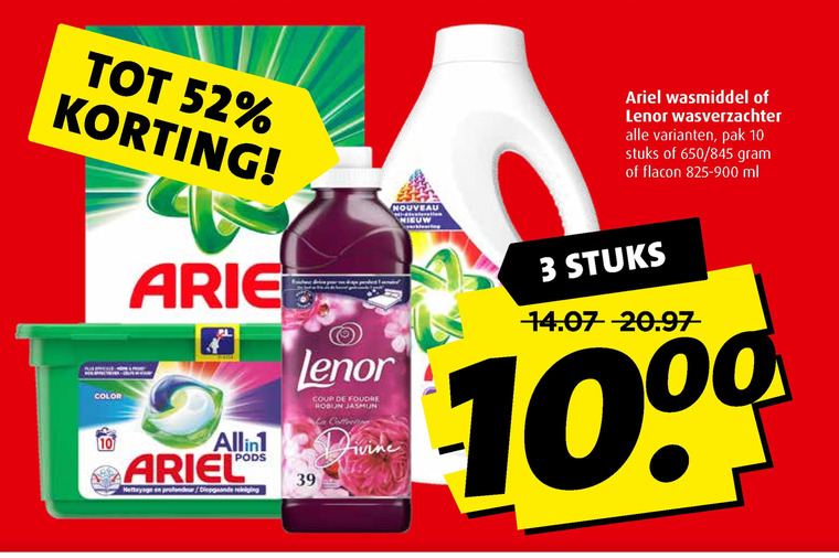 Ariel   wasmiddel folder aanbieding bij  Boni - details