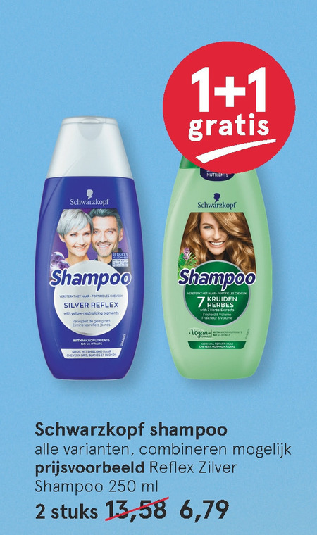 Schwarzkopf   shampoo folder aanbieding bij  Etos - details