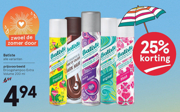 Batiste   droogshampoo folder aanbieding bij  Etos - details