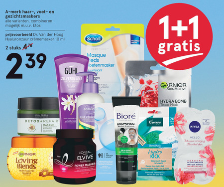 Alle merken   haarmasker folder aanbieding bij  Etos - details