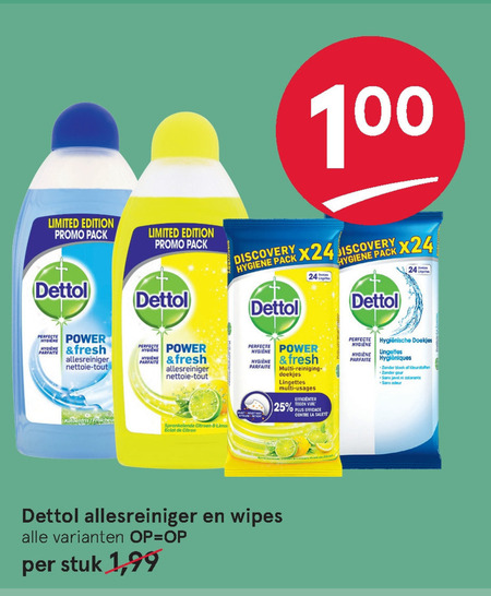 Dettol   allesreiniger folder aanbieding bij  Etos - details