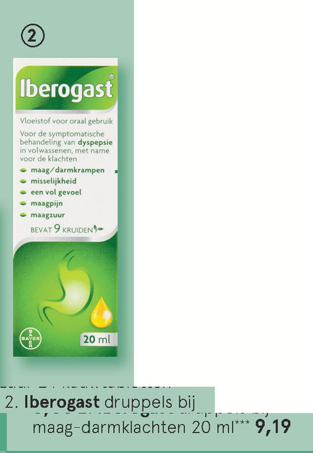 Iberogast   huisapotheek folder aanbieding bij  Etos - details