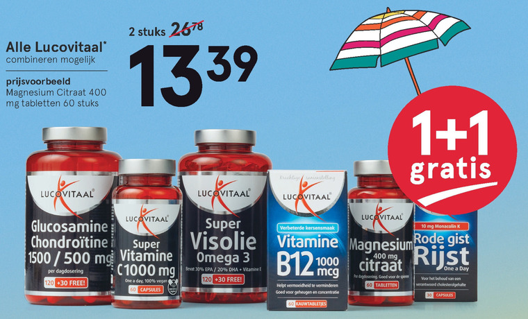 Lucovitaal   voedingssupplement folder aanbieding bij  Etos - details