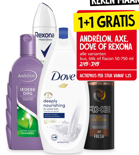 Andrelon   deodorant, douchegel folder aanbieding bij  Jan Linders - details