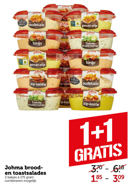 Johma   salade folder aanbieding bij  Coop - details