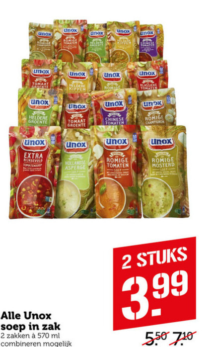 Unox   soep folder aanbieding bij  Coop - details