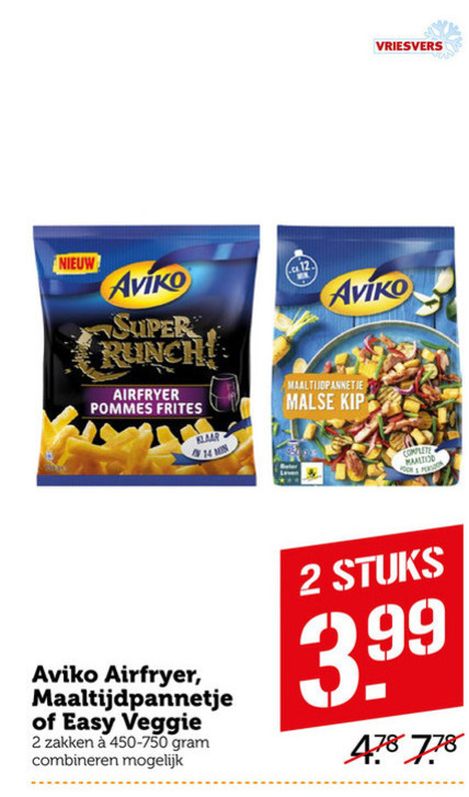 Aviko   patat folder aanbieding bij  Coop - details