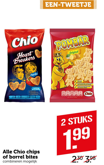 Chio   chips, zoutje folder aanbieding bij  Coop - details