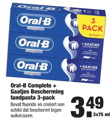Oral-B   tandpasta folder aanbieding bij  Aldi - details