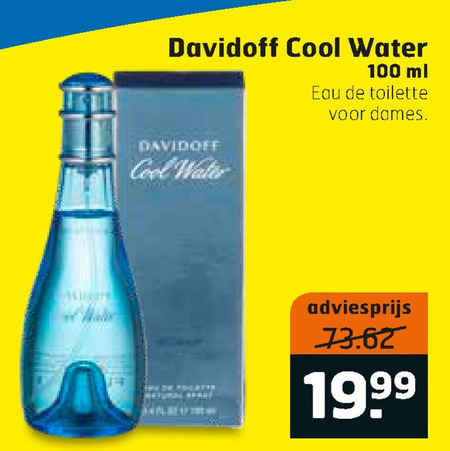 Davidoff   eau de toilette folder aanbieding bij  Trekpleister - details