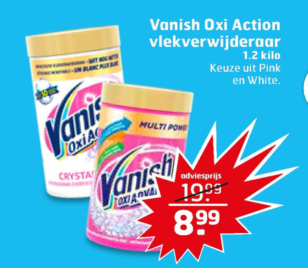 Vanish   vlekkenverwijderaar folder aanbieding bij  Trekpleister - details