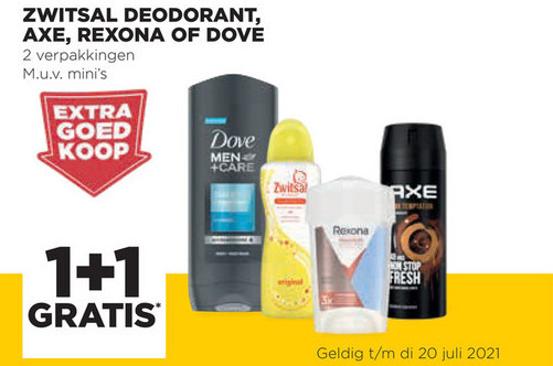 Axe   deodorant, douchegel folder aanbieding bij  Jumbo - details