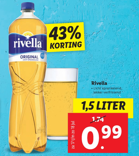 Rivella   frisdrank folder aanbieding bij  Lidl - details