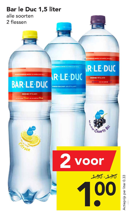 Bar le Duc   fruitdrank folder aanbieding bij  Deen - details