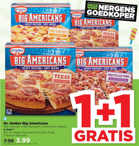 Dr Oetker   diepvriespizza folder aanbieding bij  Plus - details