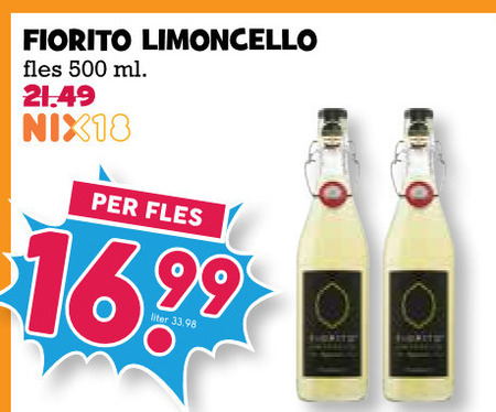 Fiorito   limoncello folder aanbieding bij  Boons Markt - details