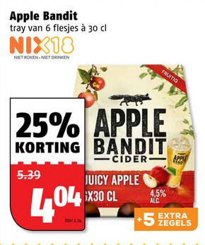 Apple bandit   appelcider folder aanbieding bij  Poiesz - details