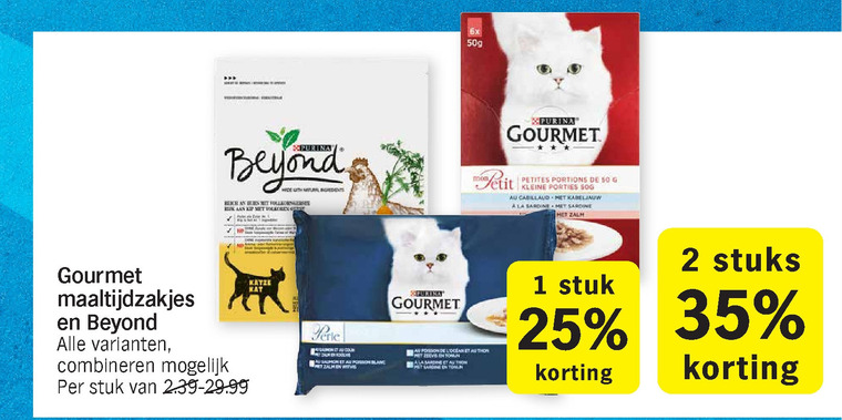 Beyond Simply   kattenvoer, hondenvoer folder aanbieding bij  Albert Heijn - details