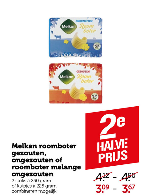 Melkan   roomboter folder aanbieding bij  Coop - details