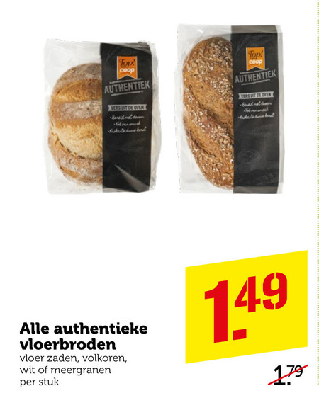 Coop Huismerk   brood folder aanbieding bij  Coop - details