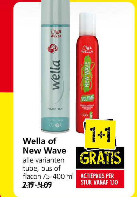 New Wave   hairspray folder aanbieding bij  Jan Linders - details