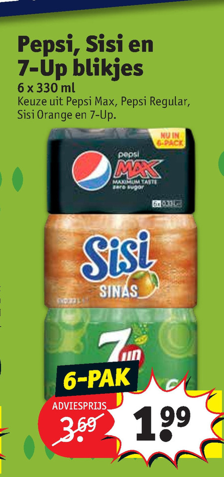 Sisi   cola, frisdrank folder aanbieding bij  Kruidvat - details