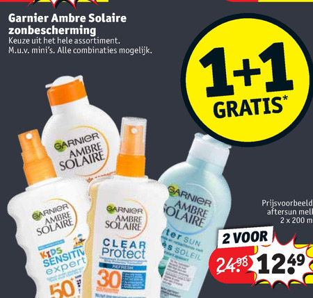 Ambre Solaire   zonnebrandolie, aftersun folder aanbieding bij  Kruidvat - details