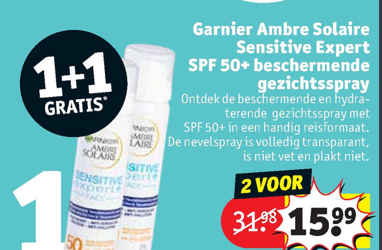 Ambre Solaire   zonnebrandolie folder aanbieding bij  Kruidvat - details