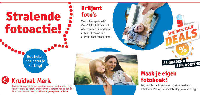 Kruidvat Huismerk   fotoboek, foto afdrukken folder aanbieding bij  Kruidvat - details