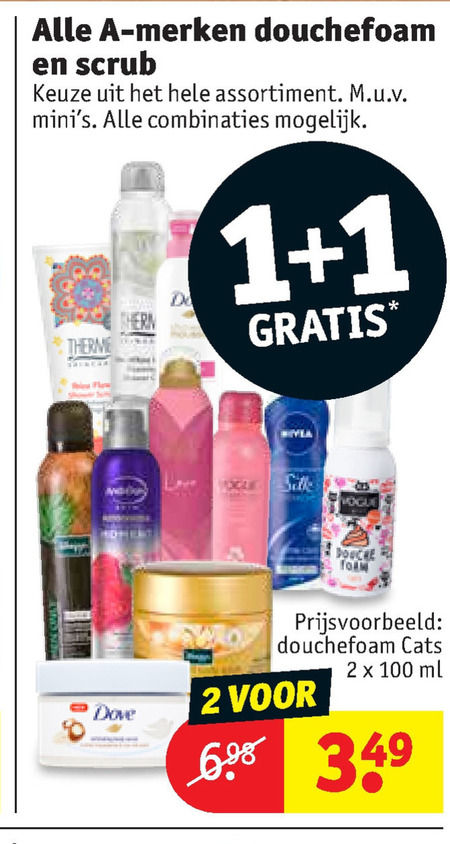 Kneipp   douchegel, scrubcreme folder aanbieding bij  Kruidvat - details