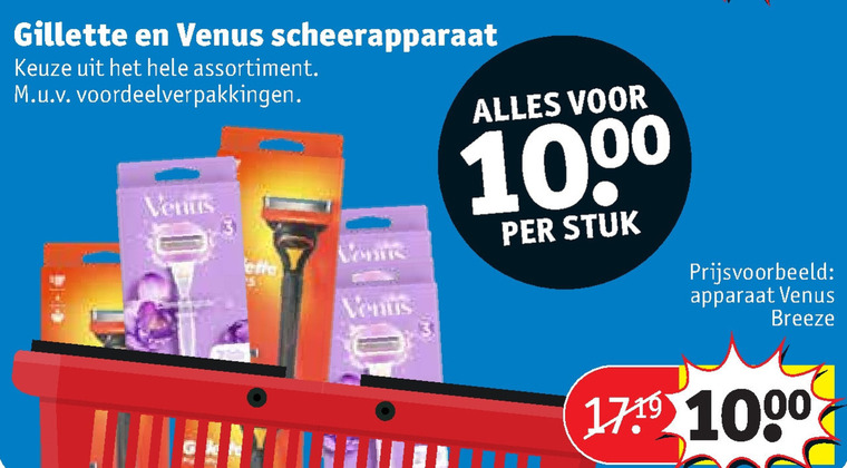 Gillette   heren handscheerapparaat, dames handscheerapparaat folder aanbieding bij  Kruidvat - details