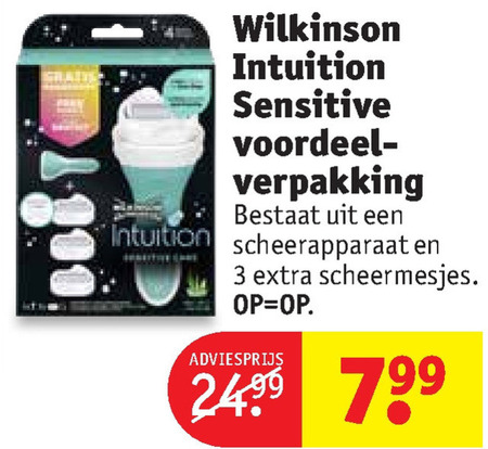 Wilkinson   dames handscheerapparaat folder aanbieding bij  Kruidvat - details