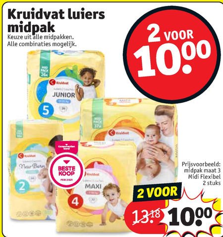 Kruidvat Huismerk   luiers folder aanbieding bij  Kruidvat - details